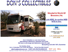 Tablet Screenshot of donsbossons.com